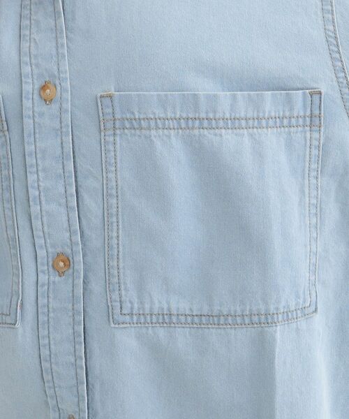 SHOO・LA・RUE / シューラルー シャツ・ブラウス | 【ライトオンスデニム】BIGポケットシャツ【CIRCRIC】 | 詳細8