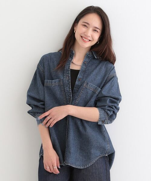 SHOO・LA・RUE / シューラルー シャツ・ブラウス | 【ライトオンスデニム】BIGポケットシャツ【CIRCRIC】 | 詳細9