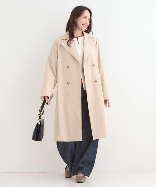 SHOO・LA・RUE / シューラルー トレンチコート | 【S-LL/撥水】通勤や学校行事にも ロングトレンチコート | 詳細22