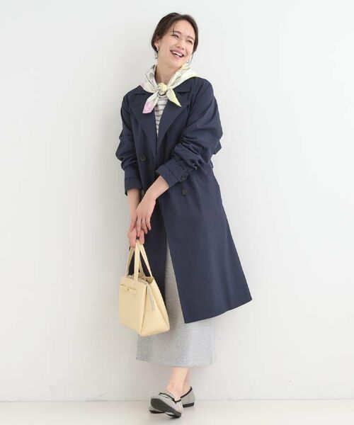 SHOO・LA・RUE / シューラルー トレンチコート | 【S-LL/撥水】通勤やお出かけにも活躍 ロングトレンチコート | 詳細24