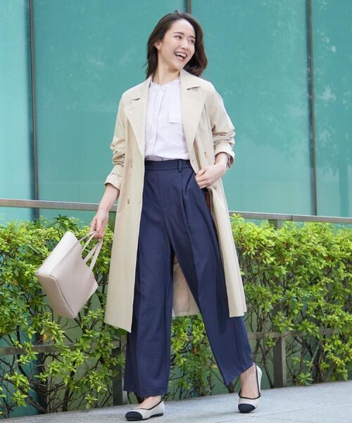SHOO・LA・RUE / シューラルー トレンチコート | 【S-LL/撥水】通勤やお出かけにも活躍 ロングトレンチコート | 詳細26