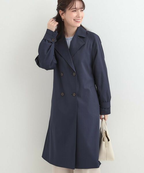 SHOO・LA・RUE / シューラルー トレンチコート | 【撥水】ロングトレンチ(ネイビー(094))