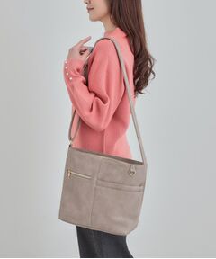 SHOO・LA・RUE / シューラルー ショルダーバッグ | 【8ポケット】フロント切り替えショルダーバッグ