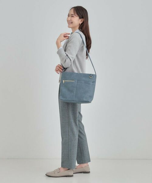 SHOO・LA・RUE / シューラルー ショルダーバッグ | 【8ポケット】フロント切り替えショルダーバッグ | 詳細10