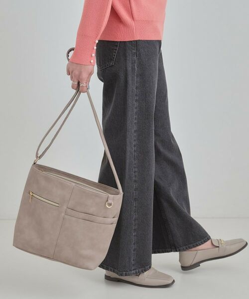 SHOO・LA・RUE / シューラルー ショルダーバッグ | 【8ポケット】フロント切り替えショルダーバッグ | 詳細7
