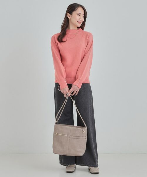 SHOO・LA・RUE / シューラルー ショルダーバッグ | 【8ポケット】フロント切り替えショルダーバッグ | 詳細8