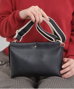 SHOO・LA・RUE / シューラルー ショルダーバッグ | 配色ベルト3層ショルダーバッグ