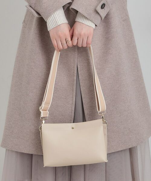 SHOO・LA・RUE / シューラルー ショルダーバッグ | 配色ベルト3層ショルダーバッグ | 詳細1