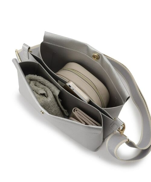 SHOO・LA・RUE / シューラルー ショルダーバッグ | 配色ベルト3層ショルダーバッグ | 詳細16