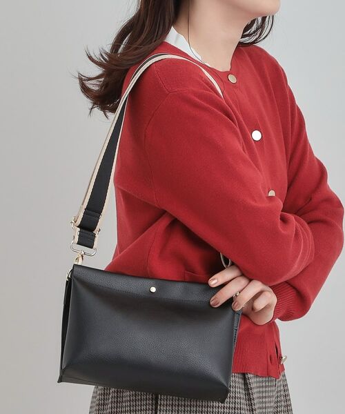 SHOO・LA・RUE / シューラルー ショルダーバッグ | 配色ベルト3層ショルダーバッグ | 詳細3