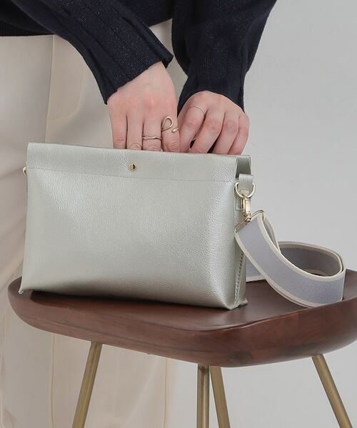 SHOO・LA・RUE / シューラルー ショルダーバッグ | 配色ベルト3層ショルダーバッグ | 詳細5