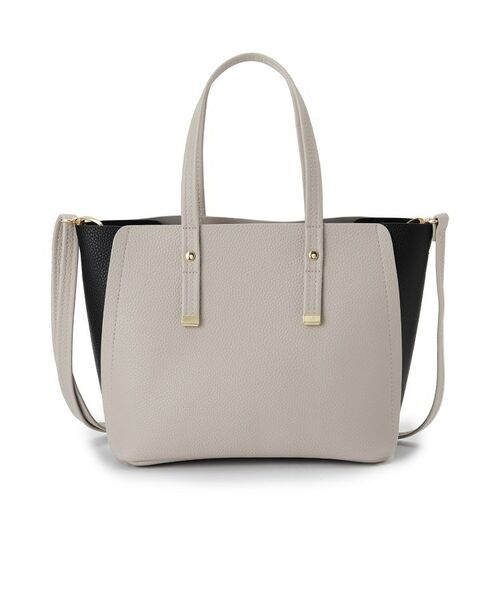 SHOO・LA・RUE / シューラルー トートバッグ | 【軽量】ハンドル金具配色トートバッグ | 詳細12