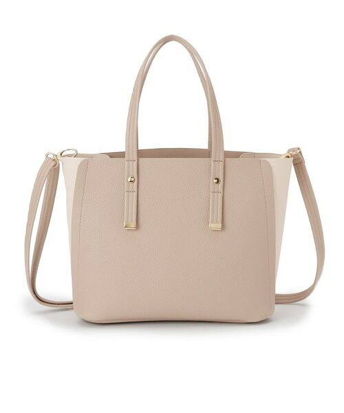 SHOO・LA・RUE / シューラルー トートバッグ | 【軽量】ハンドル金具配色トートバッグ | 詳細15