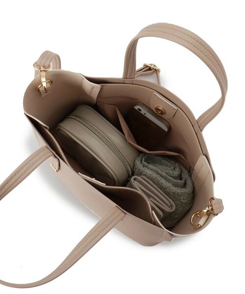 SHOO・LA・RUE / シューラルー トートバッグ | 【軽量】ハンドル金具配色トートバッグ | 詳細24