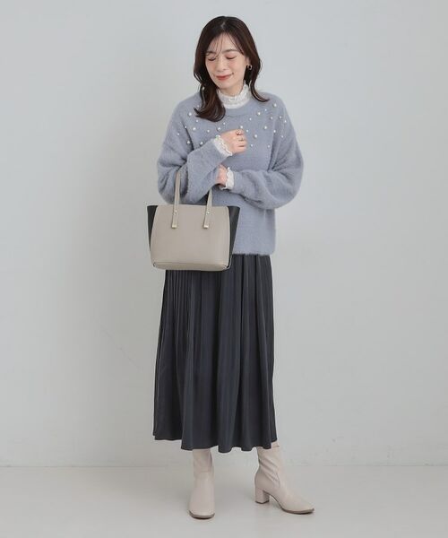 SHOO・LA・RUE / シューラルー トートバッグ | 【軽量】ハンドル金具配色トートバッグ | 詳細4