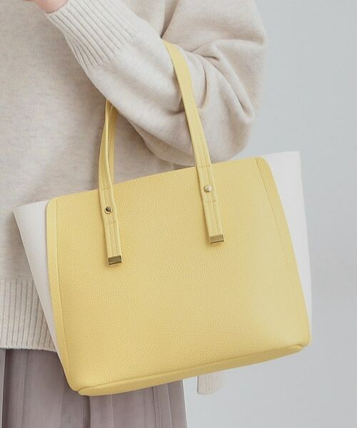 SHOO・LA・RUE / シューラルー トートバッグ | 【軽量】ハンドル金具配色トートバッグ | 詳細7