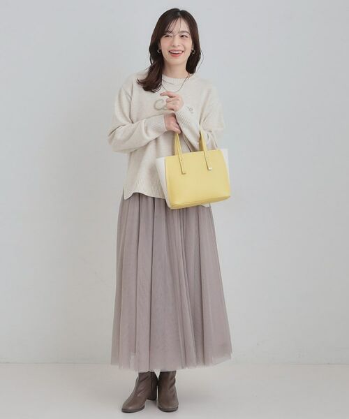 SHOO・LA・RUE / シューラルー トートバッグ | 【軽量】ハンドル金具配色トートバッグ | 詳細8