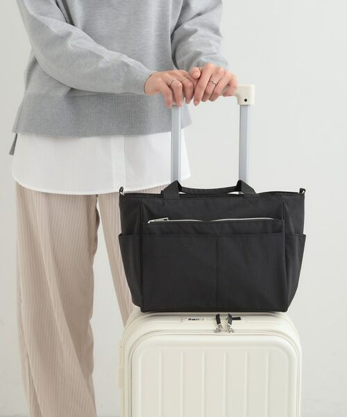 SHOO・LA・RUE / シューラルー トートバッグ | 【撥水】12ポケットキャリーオントートバッグ（ブラック(019)）