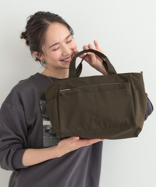 SHOO・LA・RUE / シューラルー トートバッグ | 【撥水】12ポケットキャリーオントートバッグ（モカブラウン(042)）