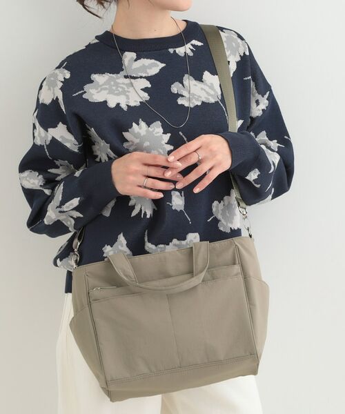 SHOO・LA・RUE / シューラルー トートバッグ | 【撥水】12ポケットキャリーオントートバッグ（グレージュ(050)）