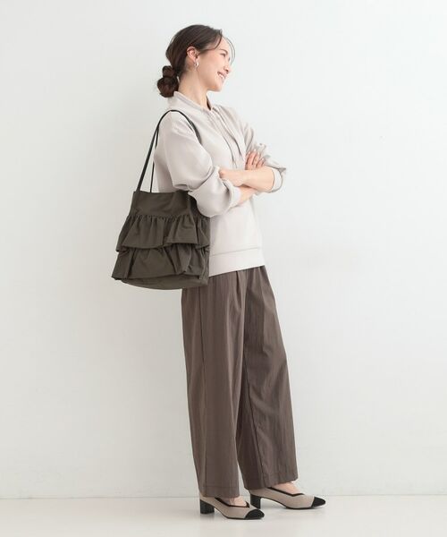 SHOO・LA・RUE / シューラルー トートバッグ | 【撥水】つまみハンドルフリルトートバッグ | 詳細4