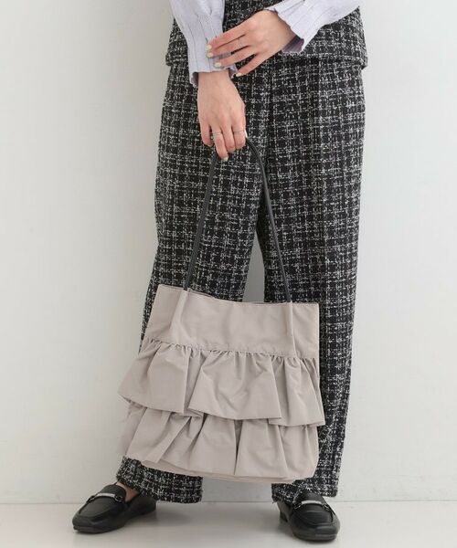 SHOO・LA・RUE / シューラルー トートバッグ | 【撥水】つまみハンドルフリルトートバッグ | 詳細5