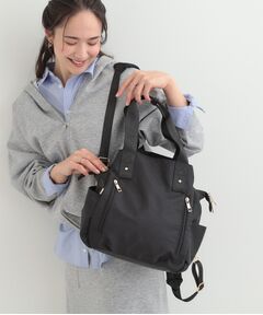 SHOO・LA・RUE / シューラルー リュック・バックパック | 【撥水／2WAY】トートにもなる低反発ベルトの3層リュック