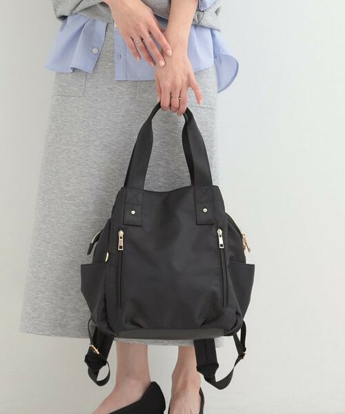 SHOO・LA・RUE / シューラルー リュック・バックパック | 【撥水／2WAY】トートにもなる低反発ベルトの3層リュック | 詳細1