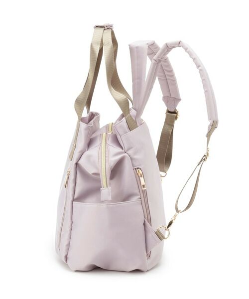 SHOO・LA・RUE / シューラルー リュック・バックパック | 【撥水／2WAY】トートにもなる低反発ベルトの3層リュック | 詳細11