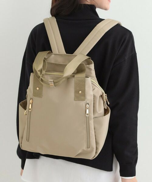 SHOO・LA・RUE / シューラルー リュック・バックパック | 【撥水／2WAY】トートにもなる低反発ベルトの3層リュック | 詳細3