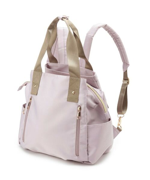 SHOO・LA・RUE / シューラルー リュック・バックパック | 【撥水／2WAY】トートにもなる低反発ベルトの3層リュック | 詳細9