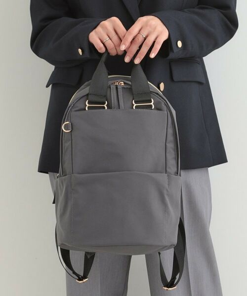 SHOO・LA・RUE / シューラルー リュック・バックパック | 【撥水】キャリーオンラウンドリュック（グレー(012)）