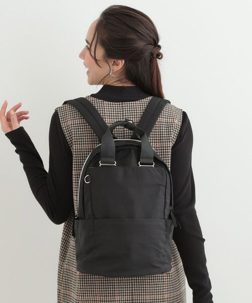 SHOO・LA・RUE / シューラルー リュック・バックパック | 【撥水】キャリーオンラウンドリュック（ブラック(019)）