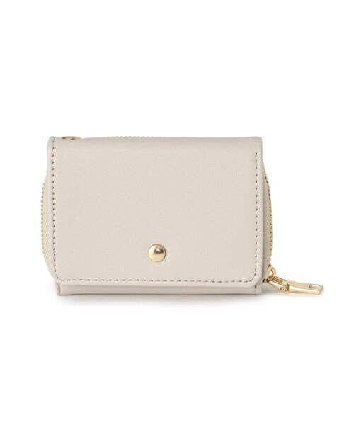 SHOO・LA・RUE / シューラルー 財布・コインケース・マネークリップ | 三つ折りミニ財布（グレー(012)）