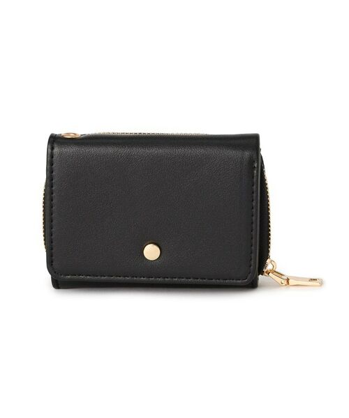 SHOO・LA・RUE / シューラルー 財布・コインケース・マネークリップ | 三つ折りミニ財布（ブラック(019)）