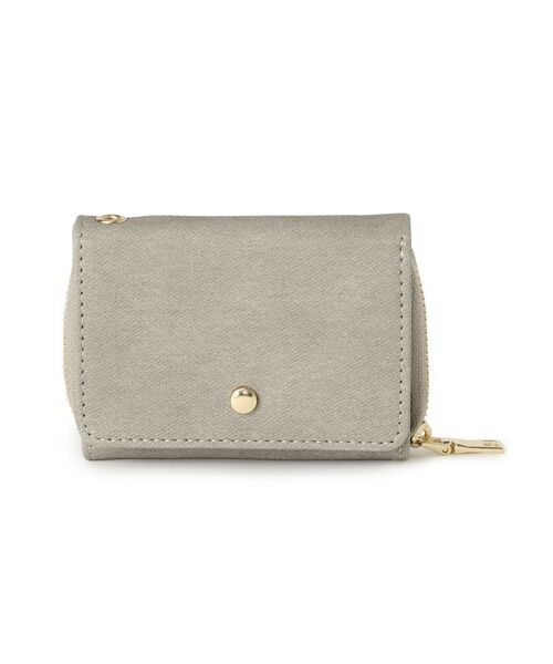 SHOO・LA・RUE / シューラルー 財布・コインケース・マネークリップ | 三つ折りミニ財布（グレー(412)）