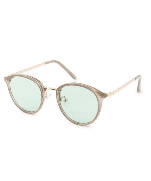 SHOO・LA・RUE / シューラルー サングラス・メガネ | メタル×ボストンサングラス（キャメルブラウン(041)）