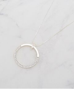 サークルキラキラネックレス