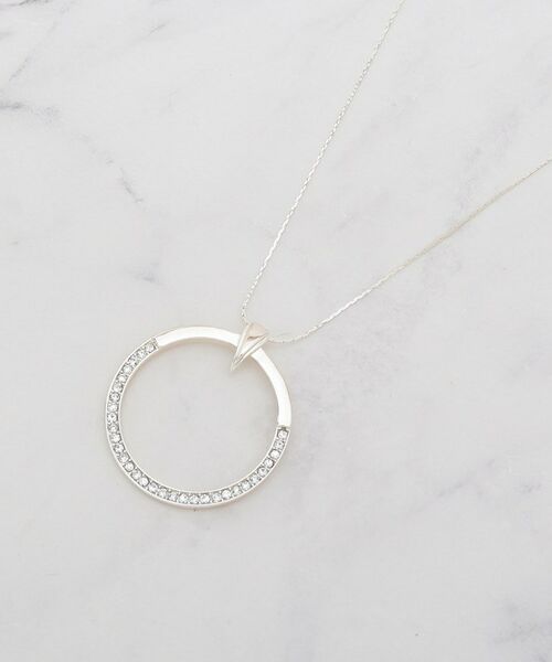 SHOO・LA・RUE / シューラルー ネックレス・ペンダント・チョーカー | サークルキラキラネックレス（ピンクゴールド(005)）