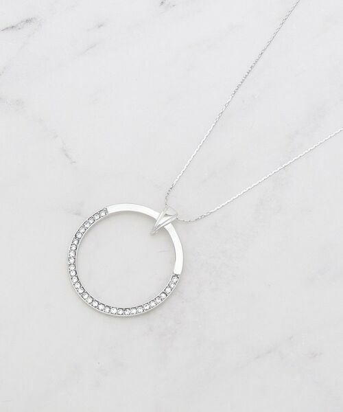 SHOO・LA・RUE / シューラルー ネックレス・ペンダント・チョーカー | サークルキラキラネックレス（シルバー(006)）