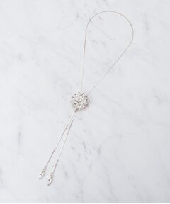 ゴージャスフラワーネックレス