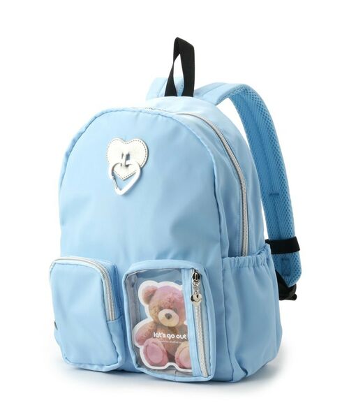 SHOO・LA・RUE / シューラルー リュック・バックパック | ハートカラビナリュック（サックスブルー(090)）