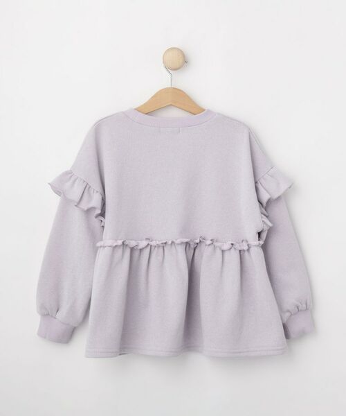 SHOO・LA・RUE / シューラルー カットソー | 【100-150cm】ラメ裏毛ペプラムトップス | 詳細2