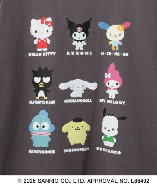 SHOO・LA・RUE / シューラルー カットソー | 【サンリオキャラクターズ】オールスターバックプリントロンT | 詳細7