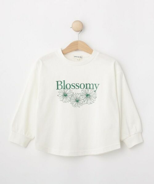 SHOO・LA・RUE / シューラルー カットソー | 【100-150cm】プリントアソート裾ラウンドロンT（ホワイト(101)）