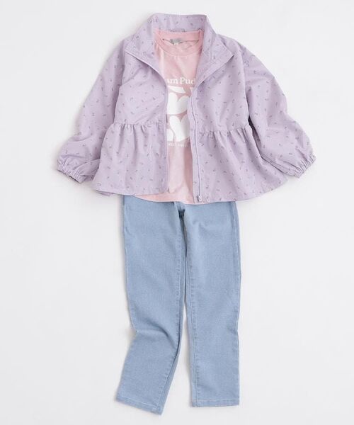 SHOO・LA・RUE / シューラルー レザーブルゾン・ジャケット | 小花柄ペプラムブルゾン | 詳細10