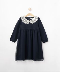 SHOO・LA・RUE / シューラルー ロング・マキシ丈ワンピース | 【110-140cm/プチセレ】チュールドッキングワンピース