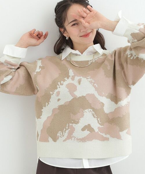 SHOO・LA・RUE / シューラルー ニット・セーター | ニュアンス柄ニット（ベージュ(052)）