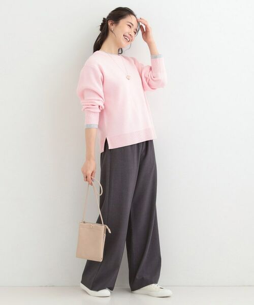 SHOO・LA・RUE / シューラルー ニット・セーター | 配色が上品 スウェットライクニット | 詳細11