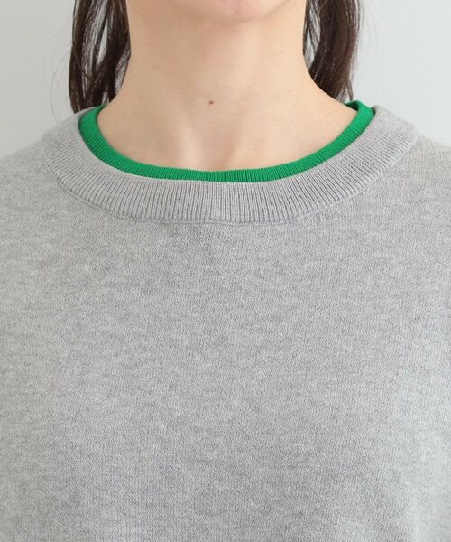 SHOO・LA・RUE / シューラルー ニット・セーター | 配色が上品 スウェットライクニット | 詳細20